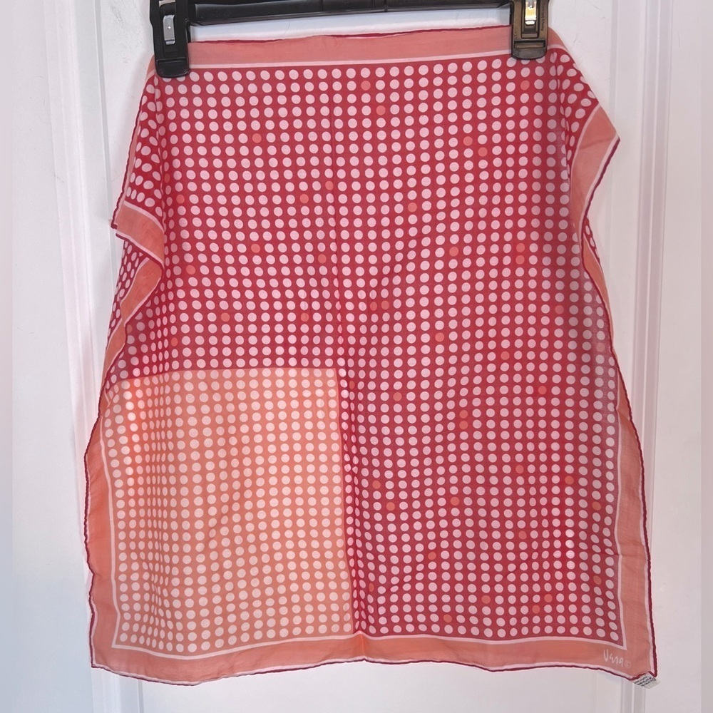VNTG Scarves by Vera Cotton Dot Scarf